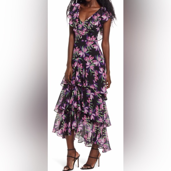 WAYF Chelsea Tiered Ruffle Maxi Dress - Picture 5 of 10